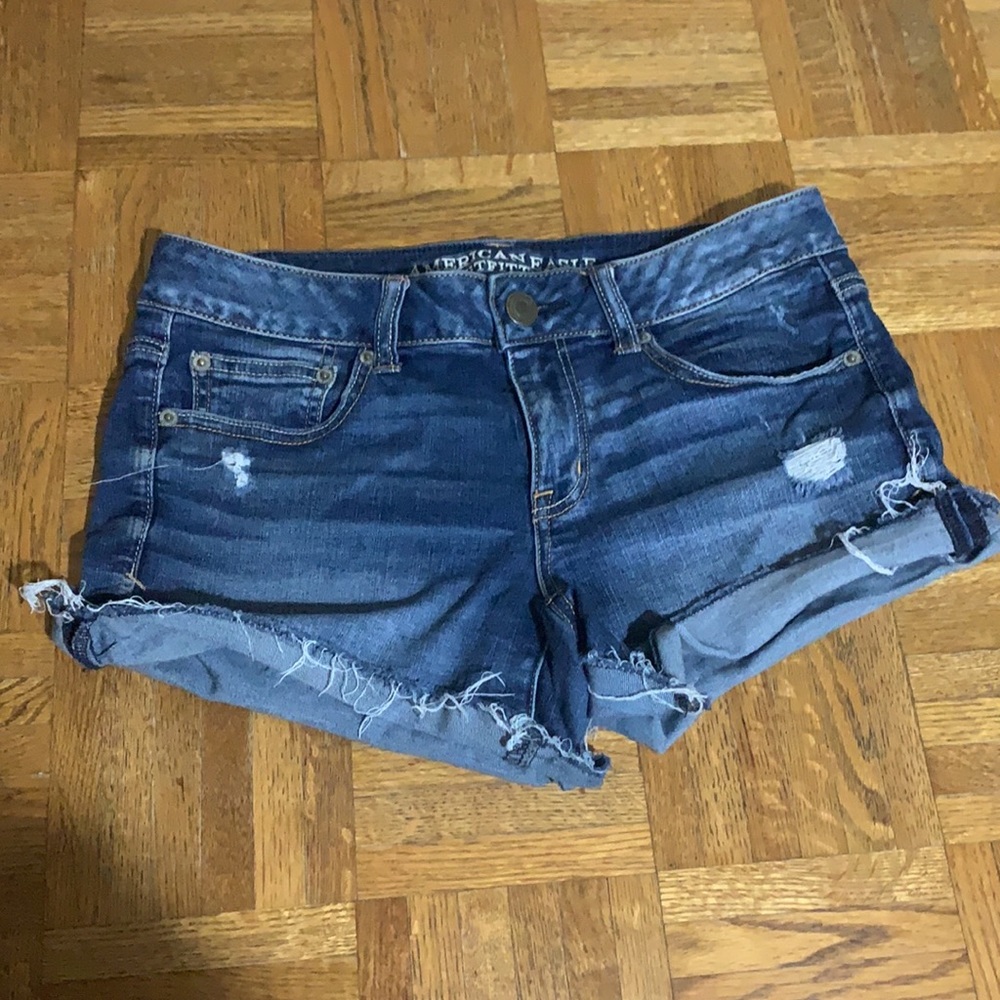American Eagle Blue Jean shorts size 10